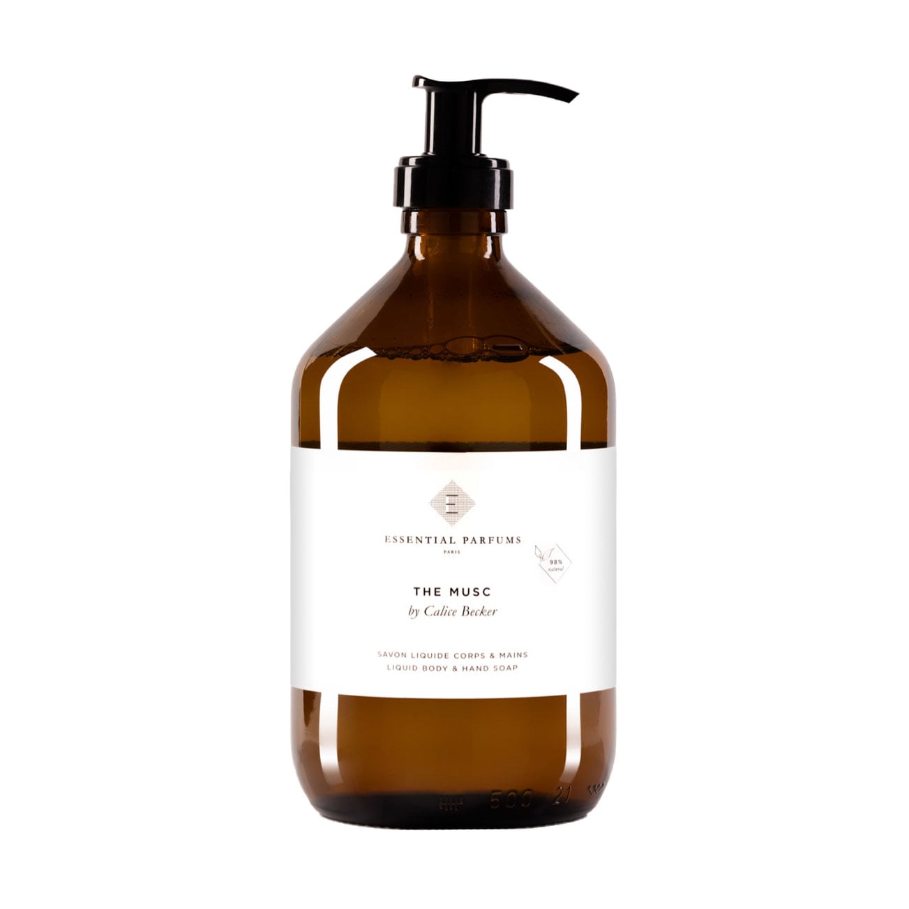 Парфумоване рідке мило для рук та тіла Essential Parfums The Musc Body and Hand Soap унісекс, 500 мл