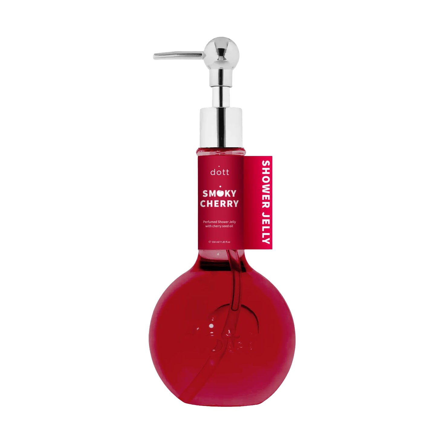 Уцінка! Парфумоване гель-желе для душу Dott Smoky Cherry з олією вишневих кісточок, 350 мл